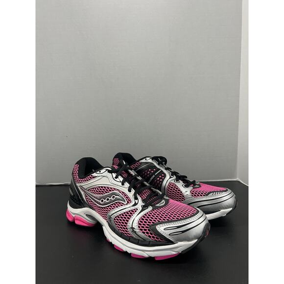 Saucony ProGrid Triumph 4 Pink Silver S70704 8 Size 8 Men Size 9.5 Women Mesh main image 2